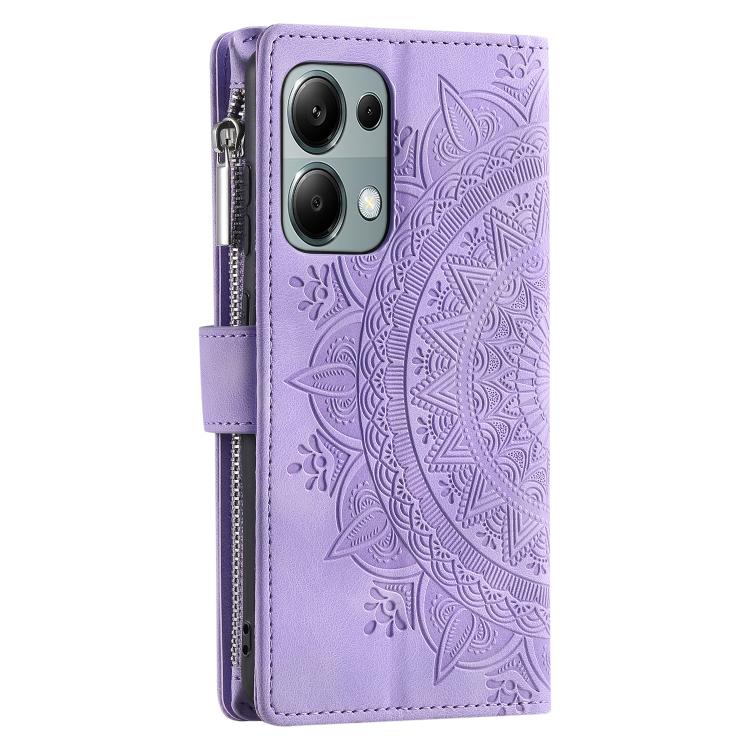 For Motorola Edge 60 Fusion Multi-Card Totem Zipper Leather Phone Case