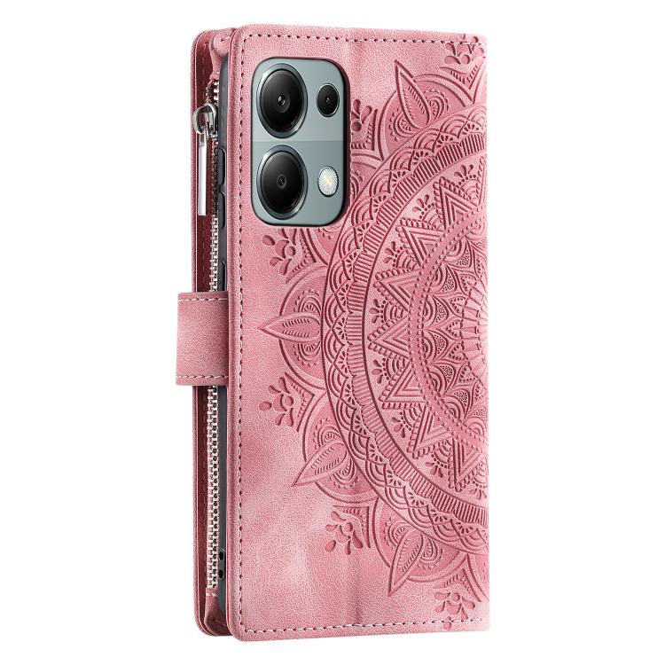 For Motorola Edge 60 Fusion Multi-Card Totem Zipper Leather Phone Case