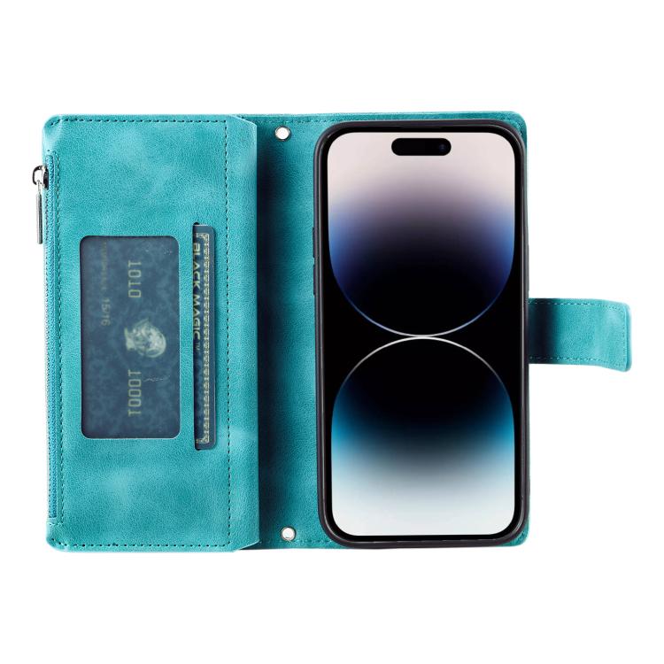For Motorola Edge 60 Pro Multi-Card Totem Zipper Leather Phone Case