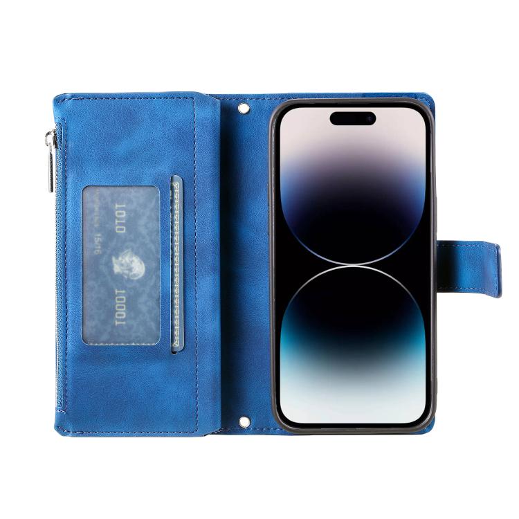 For Motorola Edge 60 Pro Multi-Card Totem Zipper Leather Phone Case