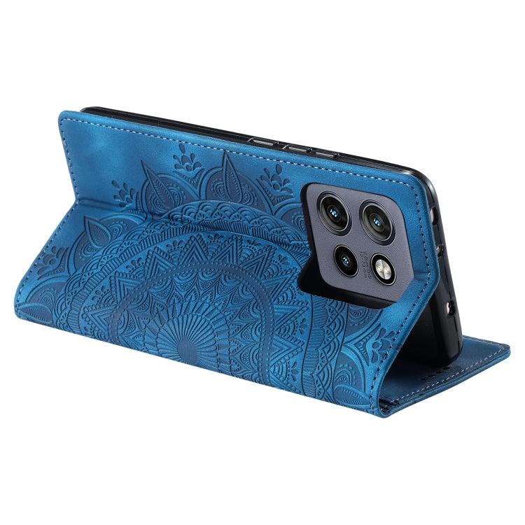 For Motorola Edge 50 Neo Totem Embossed Magnetic Leather Phone Case