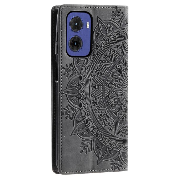 For Motorola Moto G05 Totem Embossed Magnetic Leather Phone Case