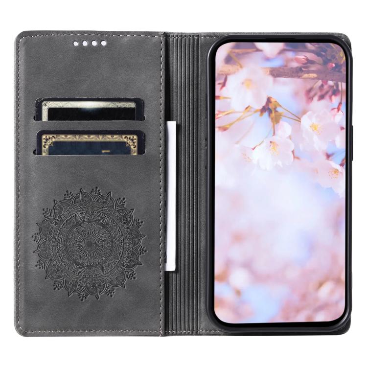 For Motorola Moto G05 Totem Embossed Magnetic Leather Phone Case