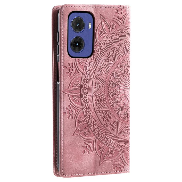 For Motorola Moto G05 Totem Embossed Magnetic Leather Phone Case