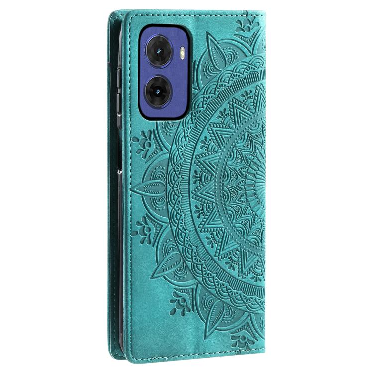 For Motorola Moto G05 Totem Embossed Magnetic Leather Phone Case