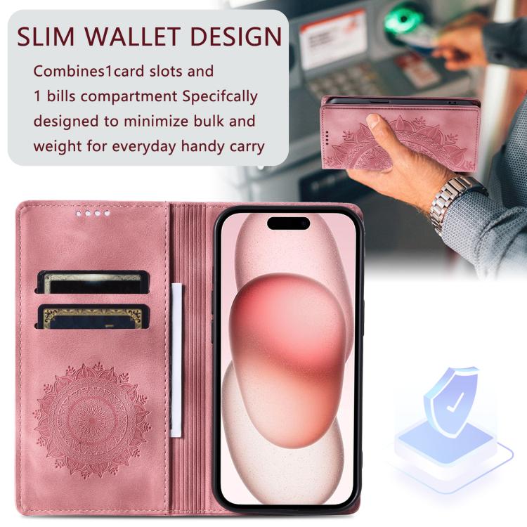 For Motorola Edge 60 Pro Totem Embossed Magnetic Leather Phone Case