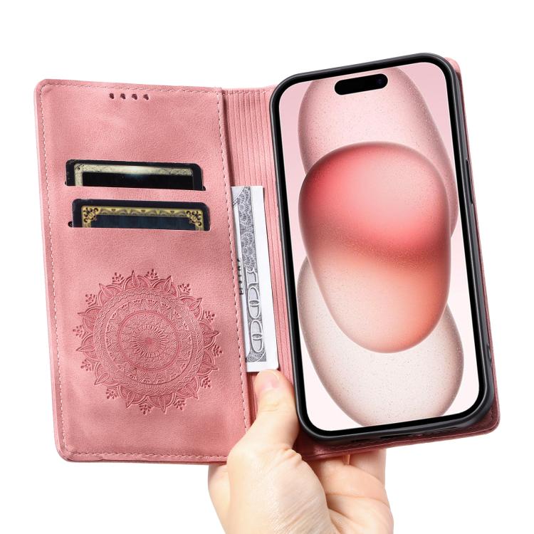 For Motorola Edge 60 Pro Totem Embossed Magnetic Leather Phone Case