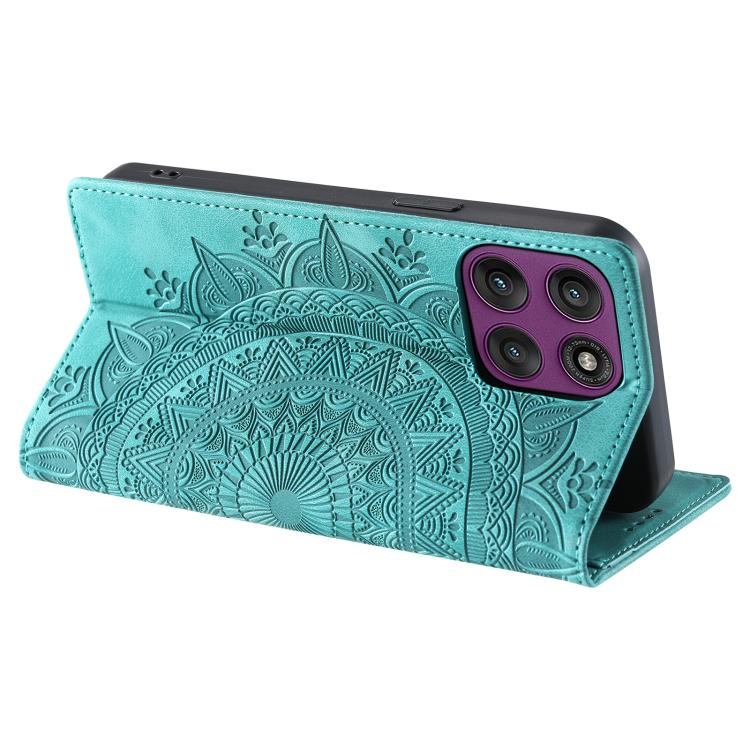 For Motorola Edge 60 Pro Totem Embossed Magnetic Leather Phone Case