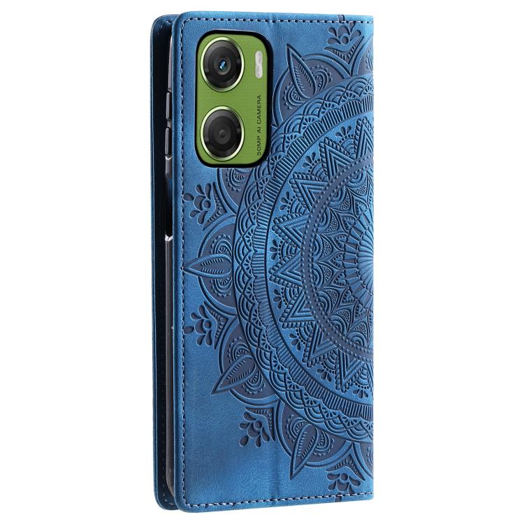 For Motorola Moto G06 4G Totem Embossed Magnetic Leather Phone Case