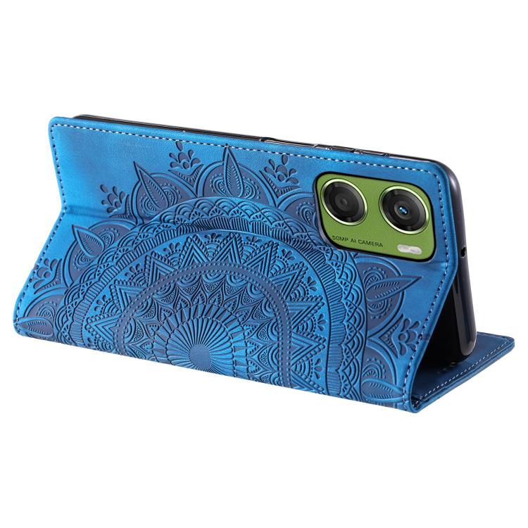 For Motorola Moto G06 4G Totem Embossed Magnetic Leather Phone Case