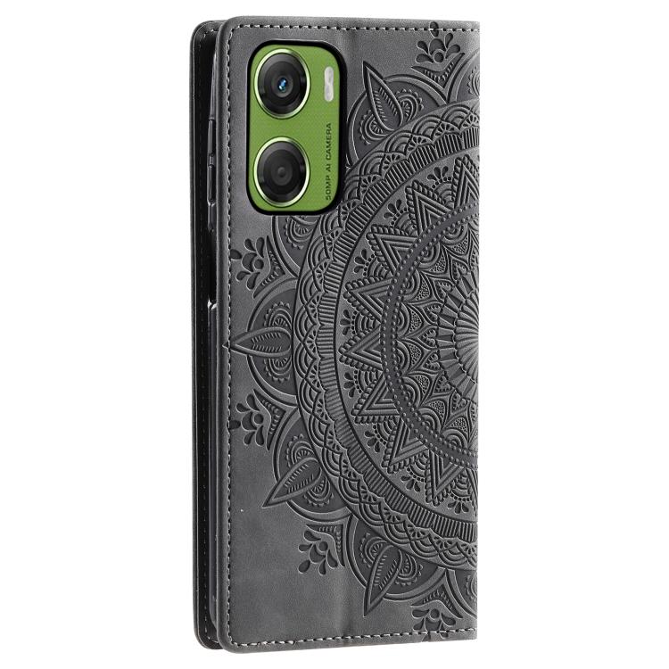 For Motorola Moto G06 4G Totem Embossed Magnetic Leather Phone Case