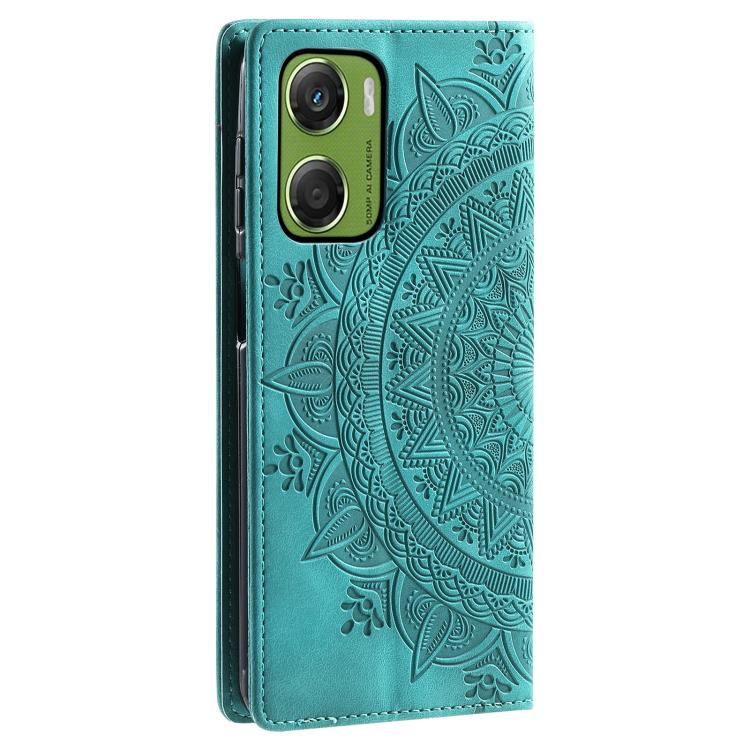 For Motorola Moto G06 4G Totem Embossed Magnetic Leather Phone Case