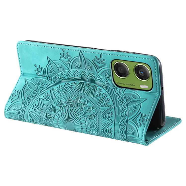 For Motorola Moto G06 4G Totem Embossed Magnetic Leather Phone Case