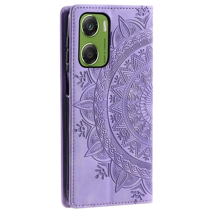 For Motorola Moto G06 4G Totem Embossed Magnetic Leather Phone Case