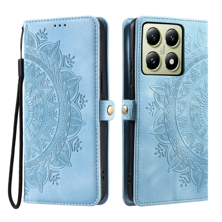 For Xiaomi 14T Pro Skin Feel Totem Embossed Leather Phone Case