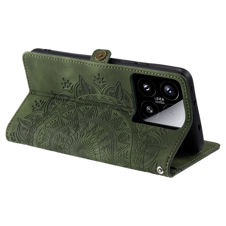 For Xiaomi 15 Skin Feel Totem Embossed Leather Phone Case