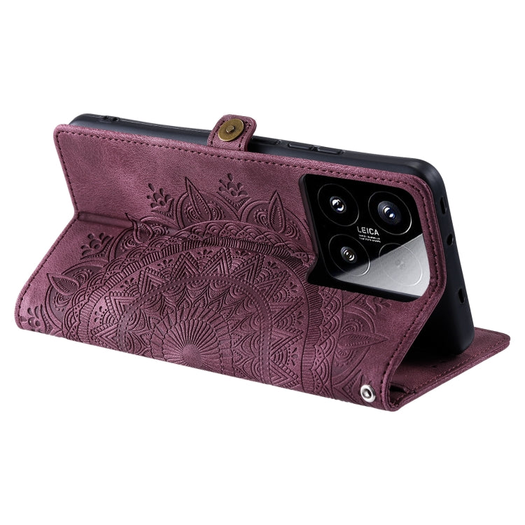 For Xiaomi 15 Skin Feel Totem Embossed Leather Phone Case