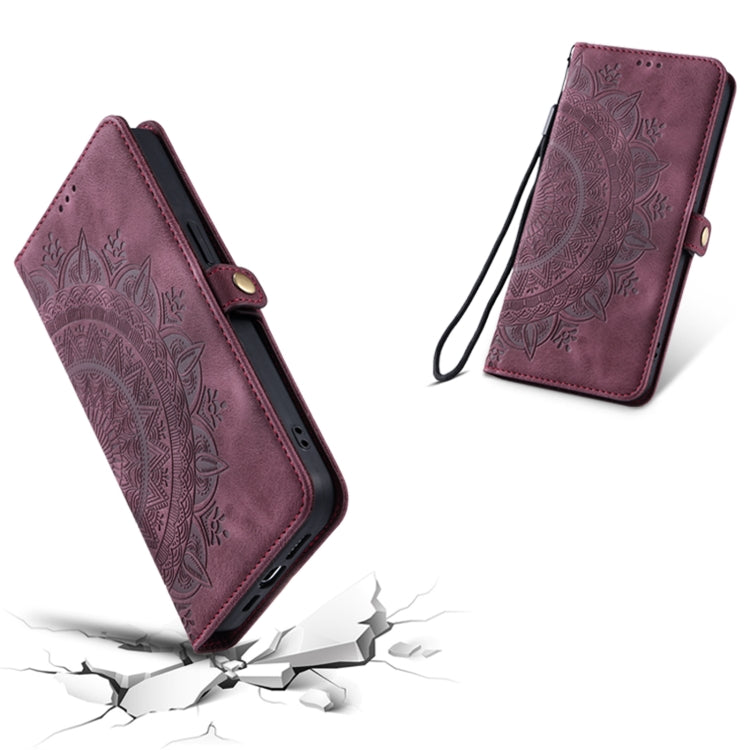 For Xiaomi 15 Skin Feel Totem Embossed Leather Phone Case