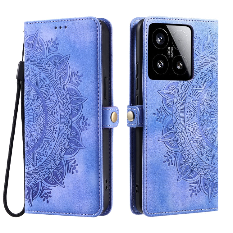 For Xiaomi 15 Skin Feel Totem Embossed Leather Phone Case