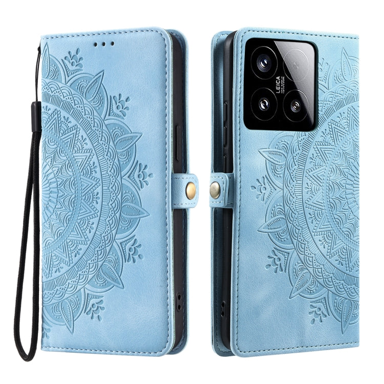 For Xiaomi 15 Skin Feel Totem Embossed Leather Phone Case
