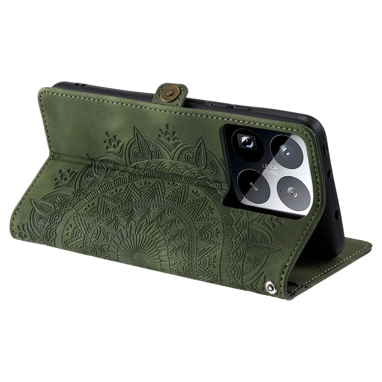 For Xiaomi 15 Pro Skin Feel Totem Embossed Leather Phone Case