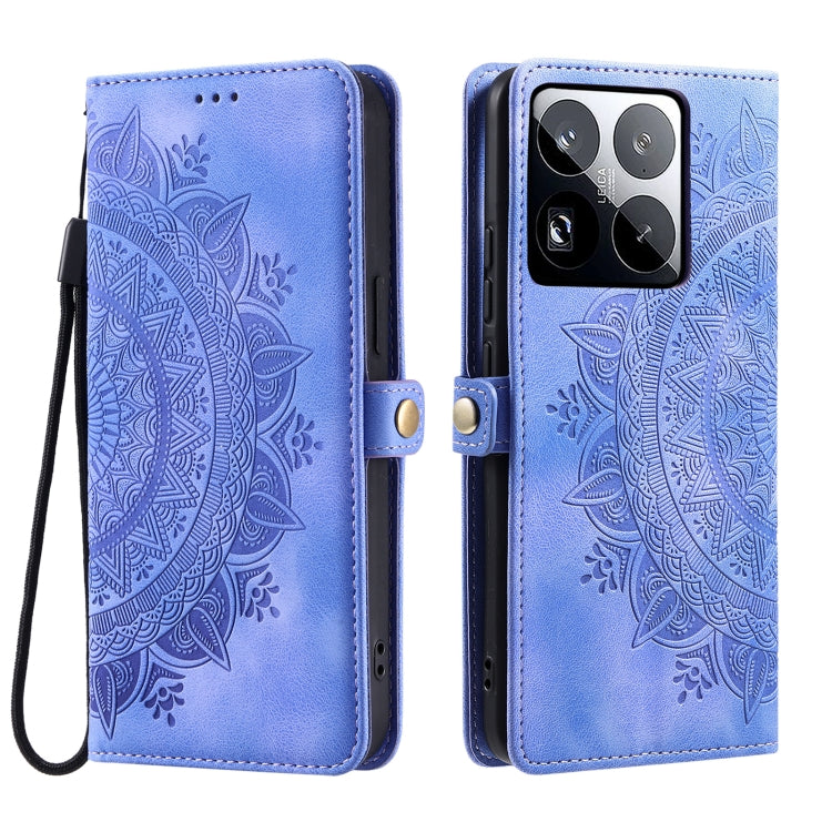 For Xiaomi 15 Pro Skin Feel Totem Embossed Leather Phone Case