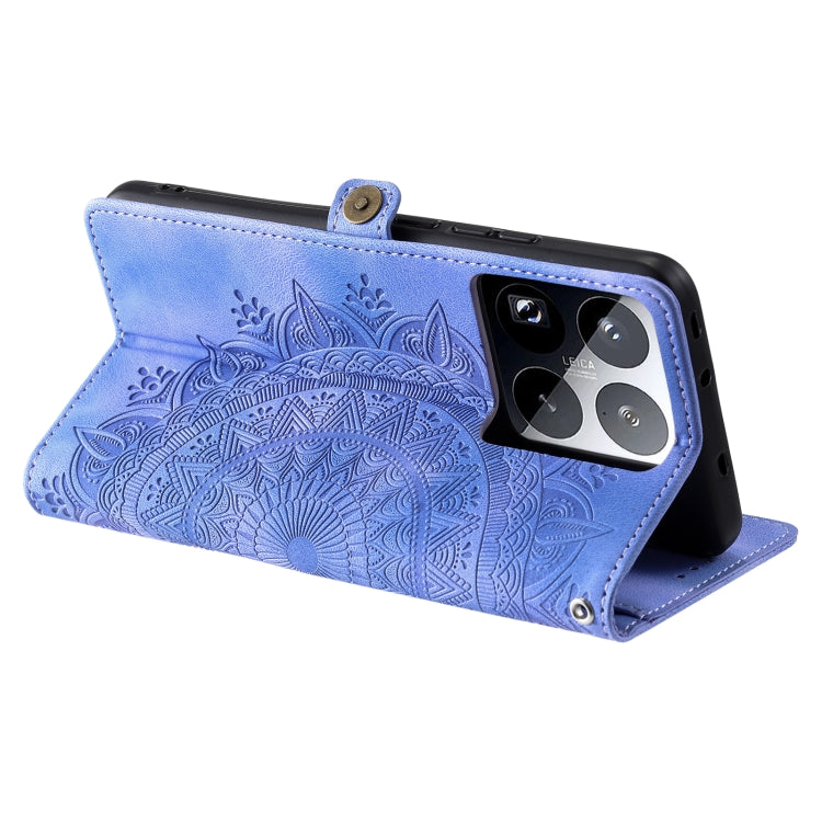 For Xiaomi 15 Pro Skin Feel Totem Embossed Leather Phone Case