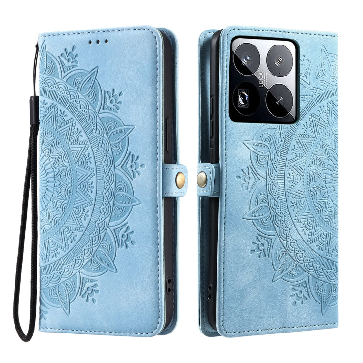 For Xiaomi 15 Pro Skin Feel Totem Embossed Leather Phone Case