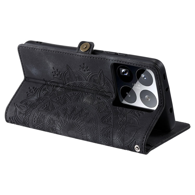 For Xiaomi 15 Pro Skin Feel Totem Embossed Leather Phone Case