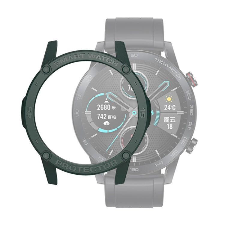 For Huawei Honor Magic 2 46mm Smart Watch TPU Protective Case, Color:Army Green