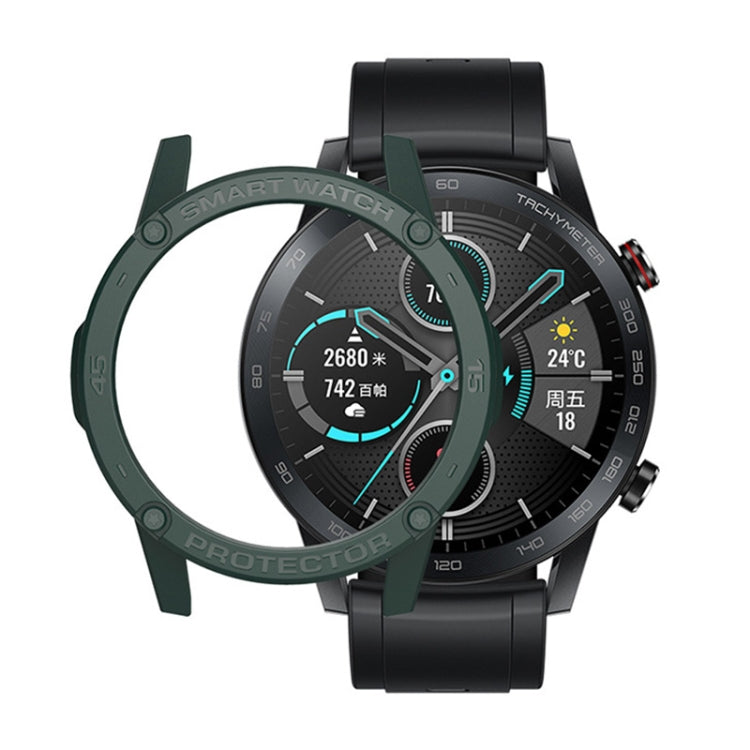 For Huawei Honor Magic 2 46mm Smart Watch TPU Protective Case, Color:Army Green