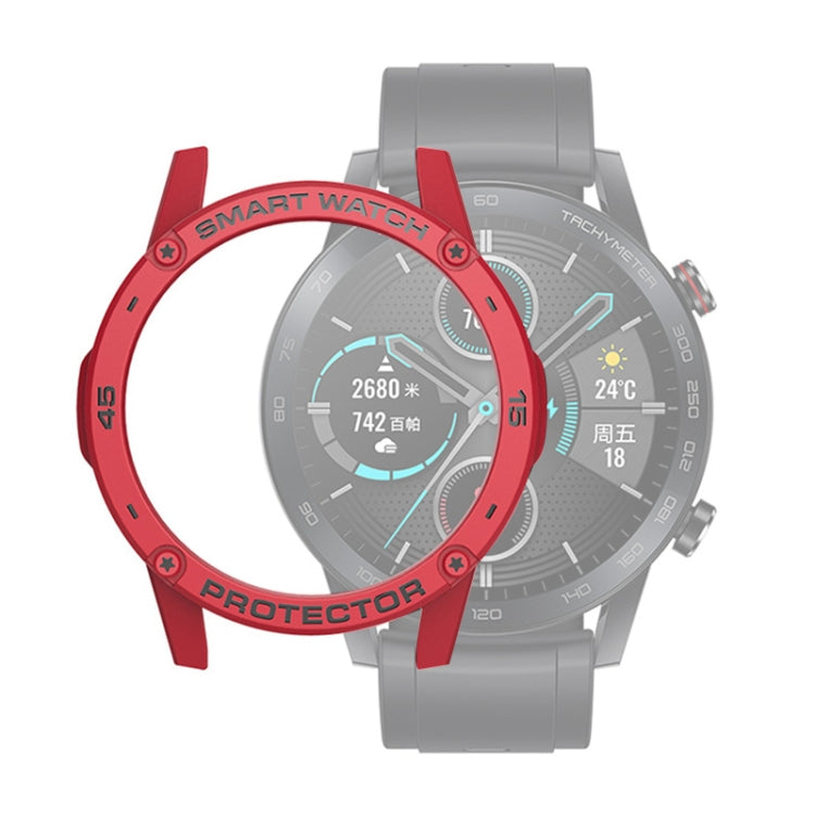 For Huawei Honor Magic 2 46mm Smart Watch TPU Protective Case, Color:Red+Black