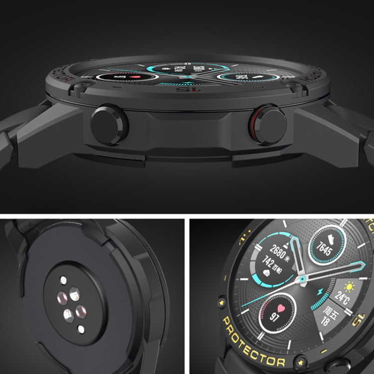 For Huawei Honor Magic 2 46mm Smart Watch TPU Protective Case, Color:Blue+Yellow