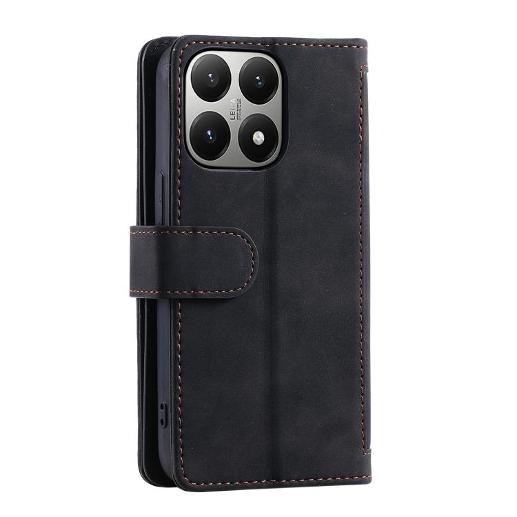 For Xiaomi 15T Nine Card Zipper Bag Leather Phone Case with Lanyard