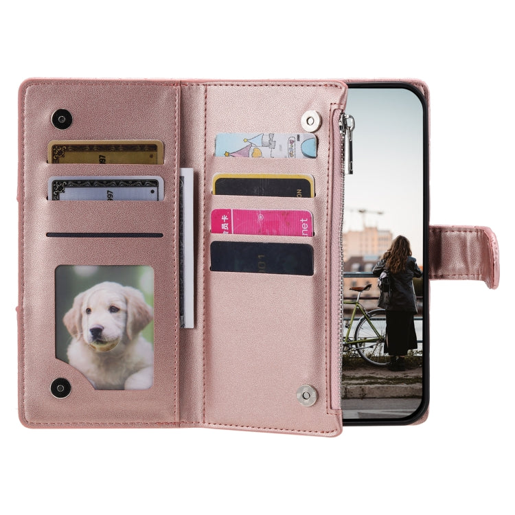 For Xiaomi 14T Glitter Lattice Zipper Wallet Leather Phone Case