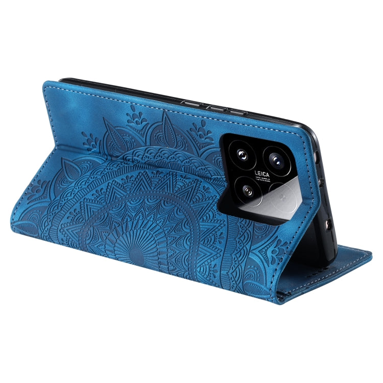 For Xiaomi 15 Totem Embossed Magnetic Leather Phone Case