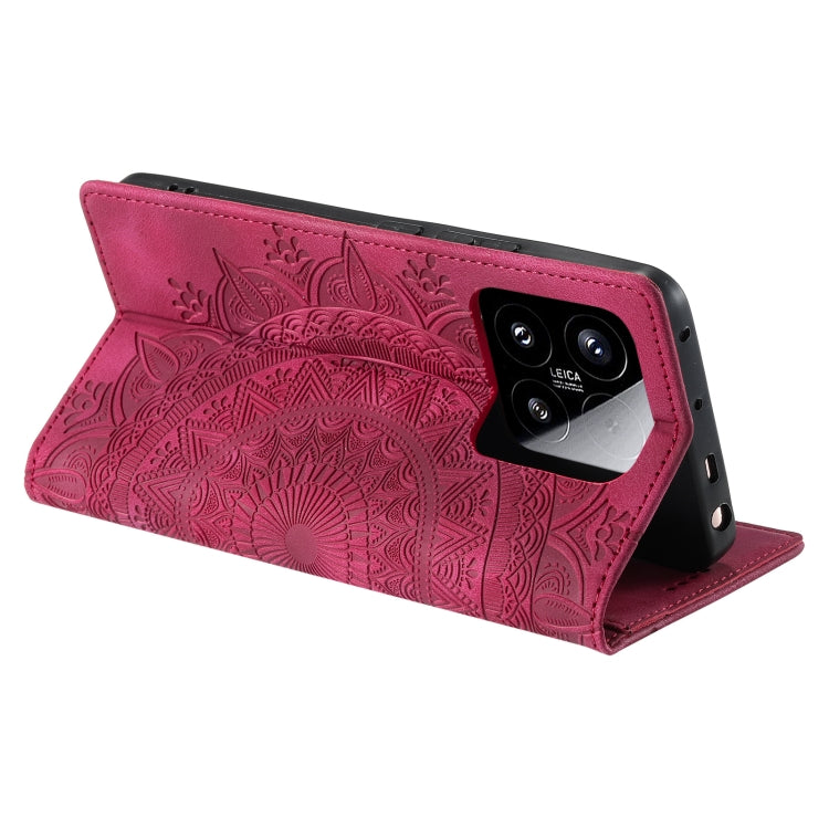 For Xiaomi 15 Totem Embossed Magnetic Leather Phone Case