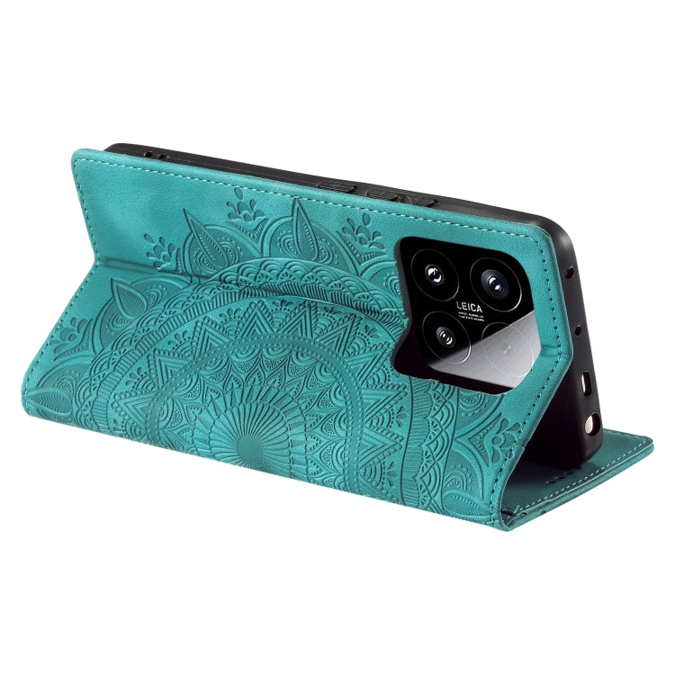 For Xiaomi 15 Totem Embossed Magnetic Leather Phone Case