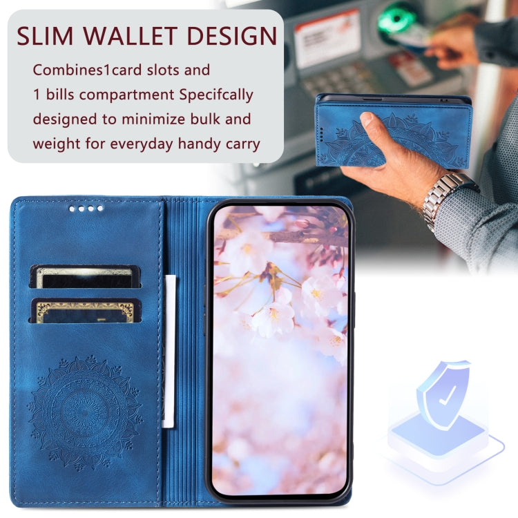 For Xiaomi 15 Pro Totem Embossed Magnetic Leather Phone Case