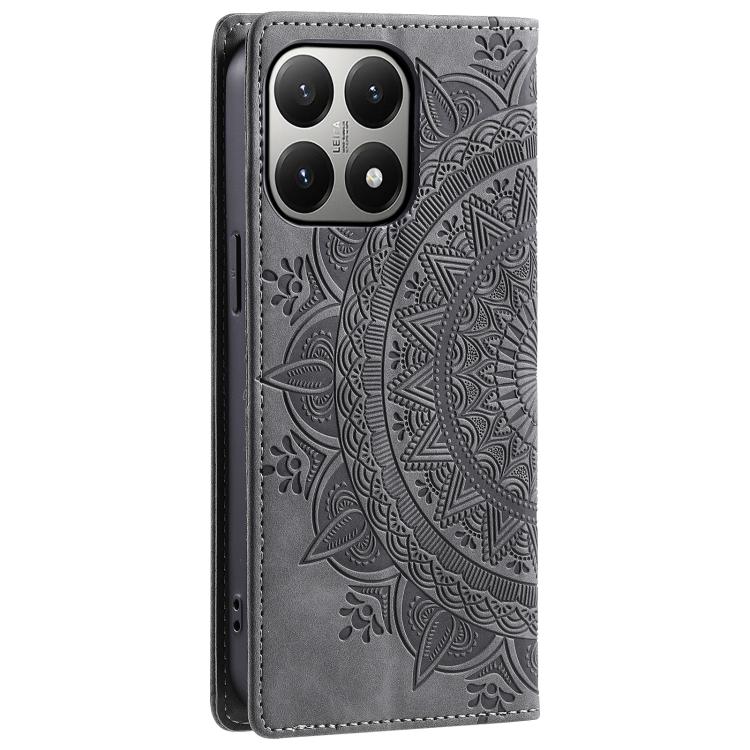 For Xiaomi 15T Totem Embossed Magnetic Leather Phone Case