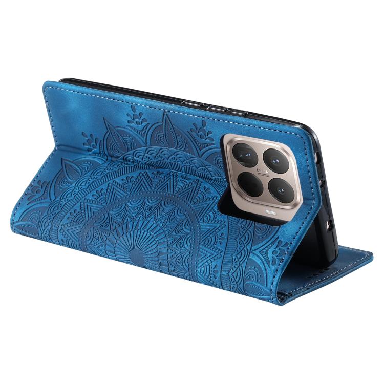 For Xiaomi 15T Pro Totem Embossed Magnetic Leather Phone Case