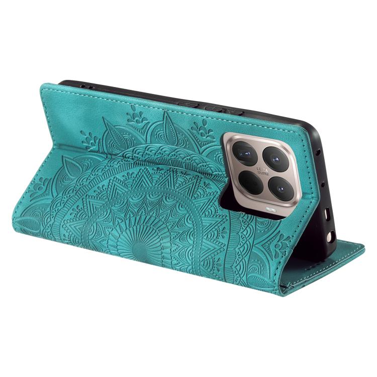 For Xiaomi 15T Pro Totem Embossed Magnetic Leather Phone Case