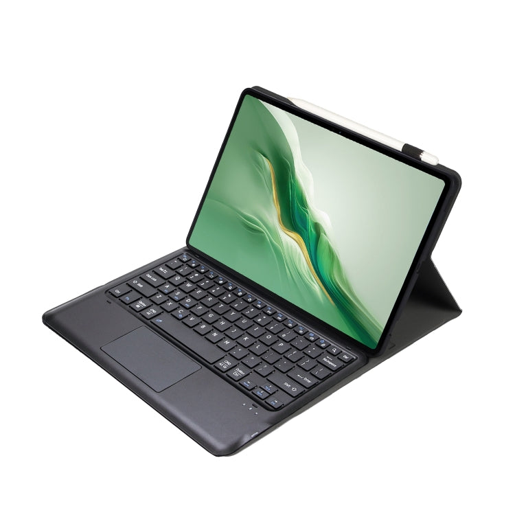 For Honor MagicPad 2 12.3 AH22-A Ultra-thin Detachable Bluetooth Keyboard Leather Tablet Case with Touchpad