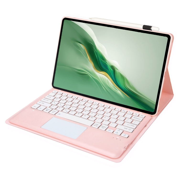 For Honor MagicPad 2 12.3 AH22-A Ultra-thin Detachable Bluetooth Keyboard Leather Tablet Case with Touchpad