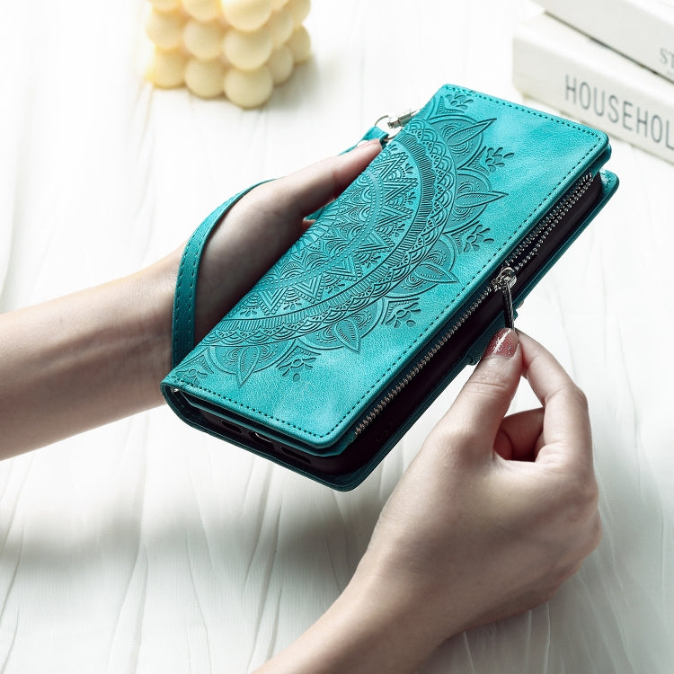 For Xiaomi 15 Multi-Card Totem Zipper Leather Phone Case