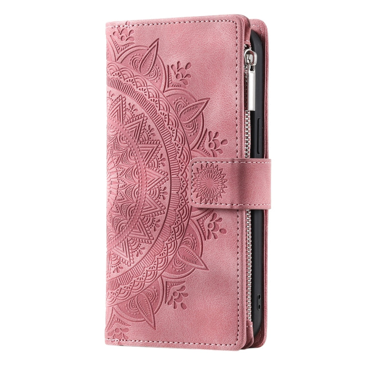 For Xiaomi 15 Multi-Card Totem Zipper Leather Phone Case