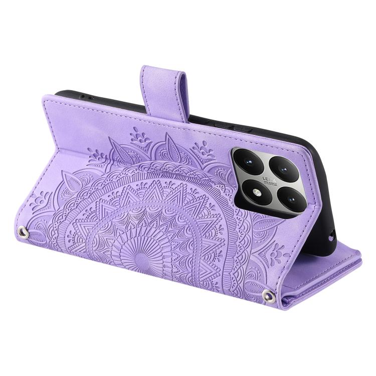 For Xiaomi 15T Multi-Card Totem Zipper Leather Phone Case