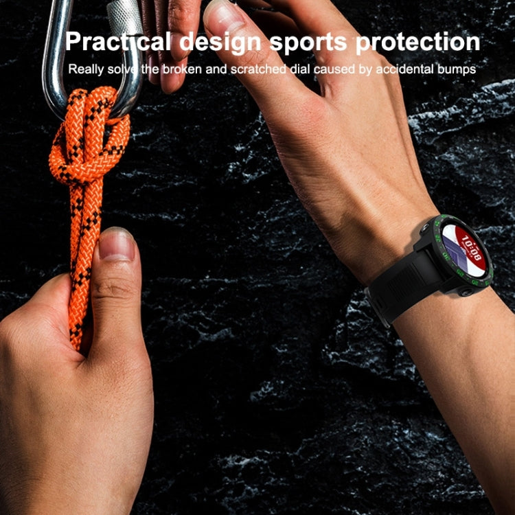 For Garmin Forerunner 245 / 245M Smart Watch TPU Protective Case, Color:Black