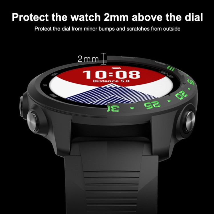 For Garmin Forerunner 245 / 245M Smart Watch TPU Protective Case, Color:Black