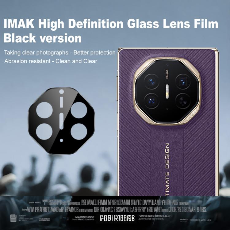 For Huawei Mate XTs Ultimate imak Rear Camera Lens Glass Film Black Version
